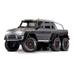 TRAXXAS TRX-6 Mercedes-Benz G63 AMG 6x6 RTR Clipless ilma aku ja laadijata, hõbedane