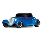 Traxxas 4Tec 3.0 1/9 Factory Five 1933 Hot Rod Coupe, Harjadega mootor, Sinine (ilma aku ja laadijata)