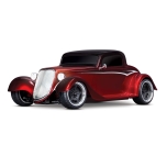 Traxxas 4Tec 3.0 1/9 Factory Five 1933 Hot Rod Coupe, Brushed, Red (w/o battery & charger)