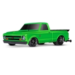 Traxxas Chevy C-10 Drag Slash 1/10 2WD Brushless, Green (w/o battery & charger)