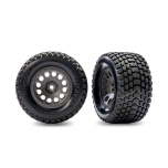 Tires & wheels, assembled (charcoal gray wheels, dual profile (2.1" outer, 2.6" inner), Gravix® tires, foam inserts) (rear) (left & right)