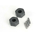 Wheel hex 12mm (2) / pins (4)