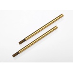 Shock shafts, hardened steel, titanium nitride coated (long) (2)