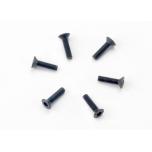 Screws, 2.5x10mm countersunk machine (hex drive) (6)