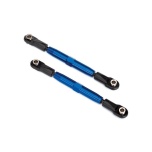 Camber links, rear (TUBES blue-anodized, 7075-T6 aluminum, stronger than titanium) (73mm) (2)