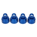 Shock caps, aluminum (blue-anodized) (4) (fits all Ultra Shocks)