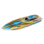 Traxxas Blast brushed boat + battery+12V DC charger, Orange