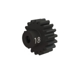 Traxxas 18-T pinion (32-p), heavy duty (machined, hardened steel)/ set screw