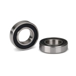 Ball bearings, black rubber sealed (10x19x5mm) (2)