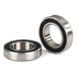 Ball bearings, black rubber sealed (12x21x5mm) (2)