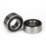 Ball bearings, black rubber sealed (5x10x4mm) (2)