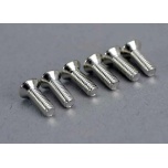 Screws, 2.6x8mm countersunk (6)