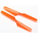 LaTrax Alias Rotor blade set, orange (2)/ 1.6x5mm BCS (2)
