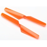LaTrax Alias Rotor blade set, orange (2)/ 1.6x5mm BCS (2)