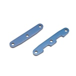 Bulkhead tie bars, front & rear, aluminum (blue-anodized)