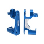 Traxxas C-hubs front L/R, 6061 Alu, blue anodized