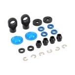 Rebuild kit, GTR composite shocks (x-rings, bladders, pistons, e-clips, shock rod ends, hollow balls) (renews 2 shocks)