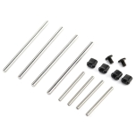 Suspension pin set, complete (front & rear)/ hardware