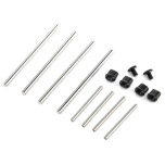 Suspension pin set, complete (front & rear)/ hardware