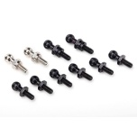 Pivot balls: black (6), silver (2), black (long) (2)