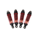 Shocks, GTR hard-anodized, PTFE-coated aluminum bodies with TiN shafts (fully assembled w/springs) (4)/ 2.5x10mm CS (8)