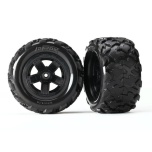 Tires & wheels, assembled, glued (Teton) (2 pcs)