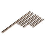 Suspension pin set, front or rear corner (hardened steel), 4x85mm (1), 4x47mm (3), 4x33mm (2)