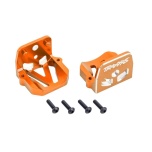 Motor mounts 6061-T6 alu (front and rear)/ pins (2), Orange