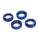  Spring retainer (adjuster), blue-anodized aluminum, GTX shocks (4)