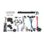LED light set, complete with power supply (contains headlights, tail lights, roof light bar, rock lights & distribution block) (fits #8011 series bodies (Defender))