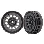 Wheels, Method 105 1.9" (charcoal gray, beadlock) (beadlock rings sold separately)