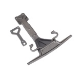 Skid-Plate front (Plastic), Support-Plate (Steel)