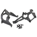 Chassis supports, front & rear + hardware, E-Revo 2018