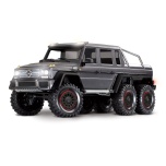 TRAXXAS TRX-6 Mercedes-Benz G63 AMG 6x6 RTR ilma aku ja laadijata, hõbedane