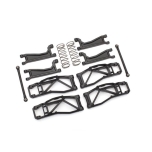 Suspension kit WideMaxx Black Suspension arms, toe links +springs rear