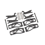 Suspension kit WideMaxx Black Suspension arms, toe links +springs rear