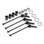 Driveshafts, steel constant-velocity (assembled), front or rear (4) (for use with #8995 WideMaxx  suspension kit) (requires #8654 series 17mm splined wheel hubs and #7758 series 17mm nuts for a complete set)