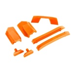 Body reinforcement set, Orange/ skid pads (roof) (fits #9511 body)