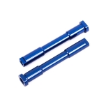 Bellcrank posts, steering (aluminum, blue-anodized)