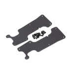 Suspension arm covers, black, rear (left and right)