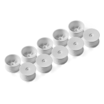 Xray 2WD/4WD Rear Wheel Aerodisk With 12mm HEX -V2 (IFMAR)- White (10)