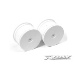 Xray tagumised veljed 14mm hex Aerodisk - Valged (2tk)