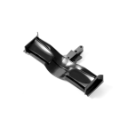 Xray X1 Composite Adjustable front aero Wing - Black - ETS Approved