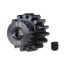 Gear, 15-T Pinion gear (1.0 Modul) 5mm shaft extra-hard